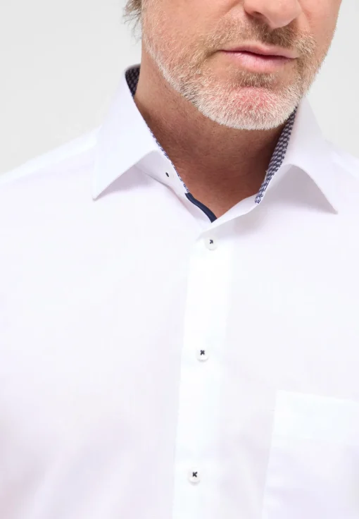 Herren Eterna Hemd Twill Kurzarm