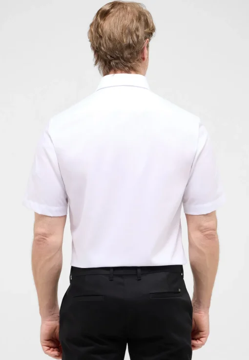 Herren Eterna Hemd Twill Kurzarm