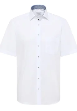 Herren Eterna Hemd Twill Kurzarm