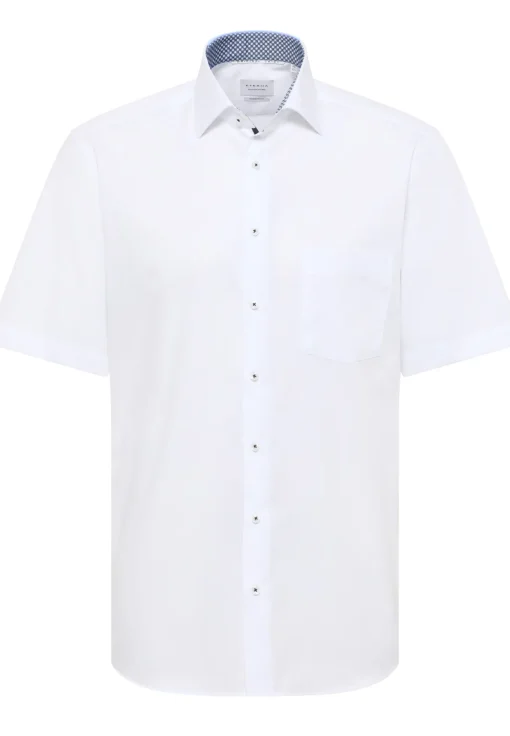 Herren Eterna Hemd Twill Kurzarm
