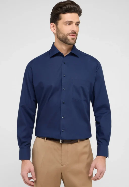 Herren Eterna Hemd Twill Langarm