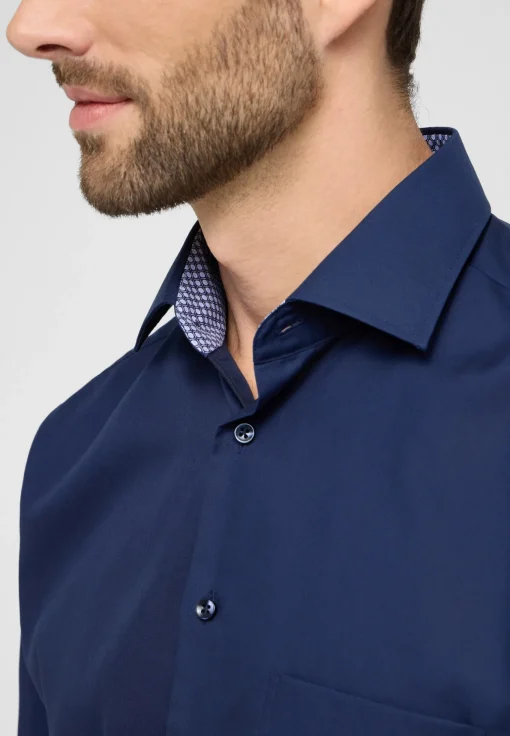 Herren Eterna Hemd Twill Langarm