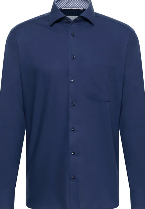 Herren Eterna Hemd Twill Langarm