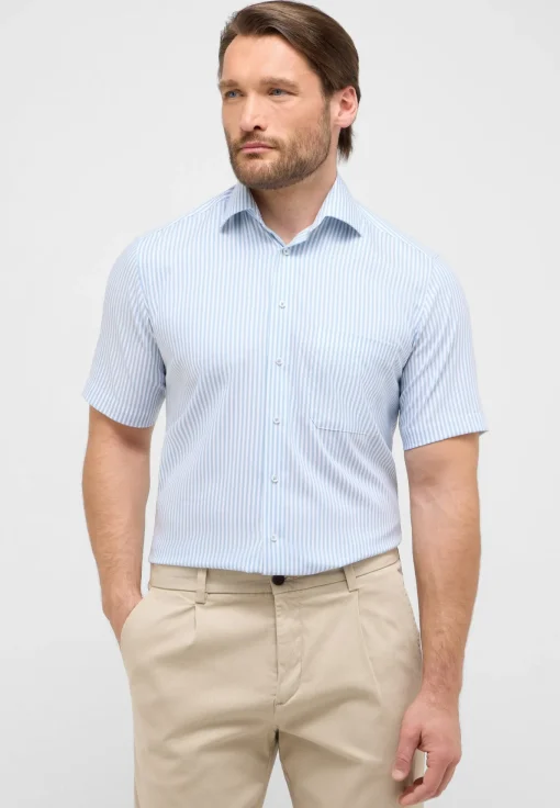 Herren Eterna Hemd Twill Langarm