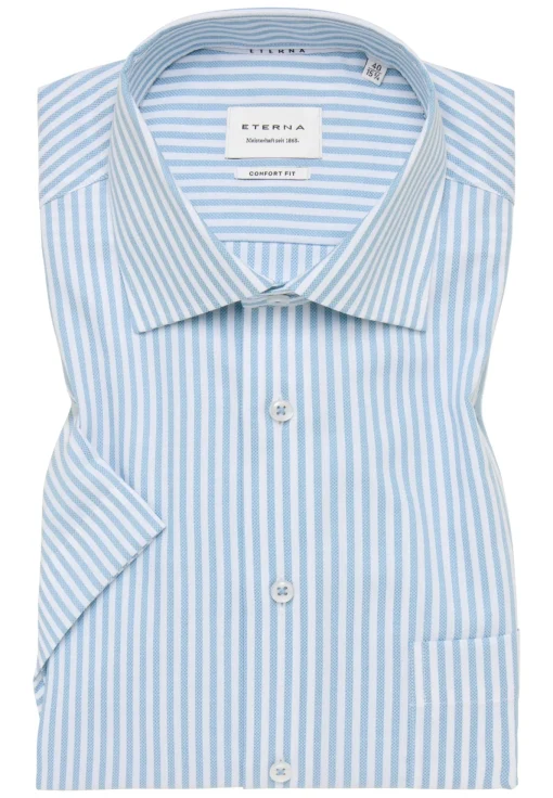 Herren Eterna Hemd Twill Langarm