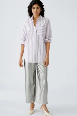 Damen Oui Hemdbluse reine Baumwolle