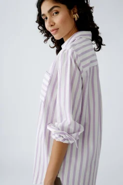 Damen Oui Hemdbluse reine Baumwolle