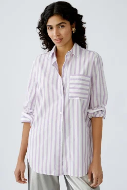 Damen Oui Hemdbluse reine Baumwolle