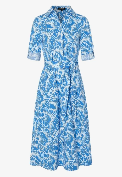 Damen More & More Hemdblusenkleid mit Flowerprint