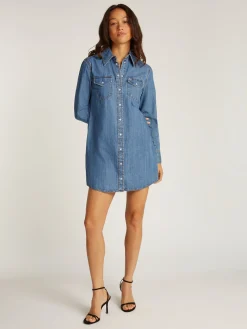 Damen Tommy Jeans Hemdkleid