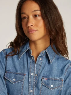 Damen Tommy Jeans Hemdkleid