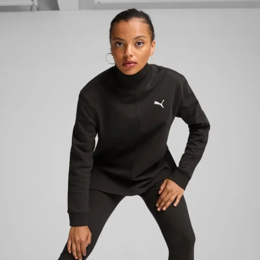 Damen Puma HER Hochgeschlossenes Sweatshirt
