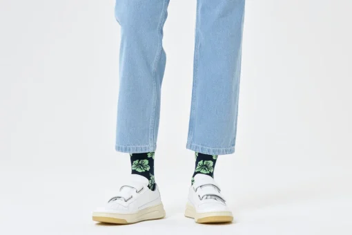 Damen Happy Socks Hibiscus Sock