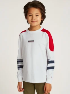 Kinder Tommy Hilfiger Hilfiger Monotype Langarmshirt