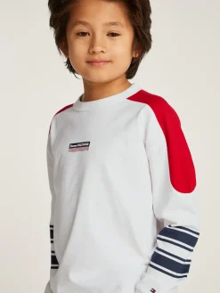 Kinder Tommy Hilfiger Hilfiger Monotype Langarmshirt