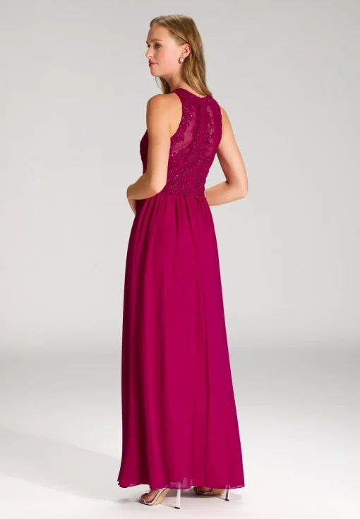 Damen Hey Kyla Hochgeschlossenes Chiffonkleid mit Stickerei