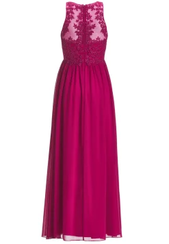 Damen Hey Kyla Hochgeschlossenes Chiffonkleid mit Stickerei