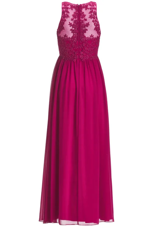 Damen Hey Kyla Hochgeschlossenes Chiffonkleid mit Stickerei