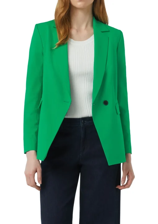 Damen Comma Hochwertiger Blazer mit Knopf und Reverskragen