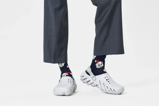 Damen Happy Socks Holiday Cat Sock