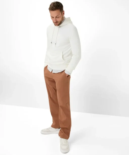 Herren Brax Hoodie im Baumwoll-Mix