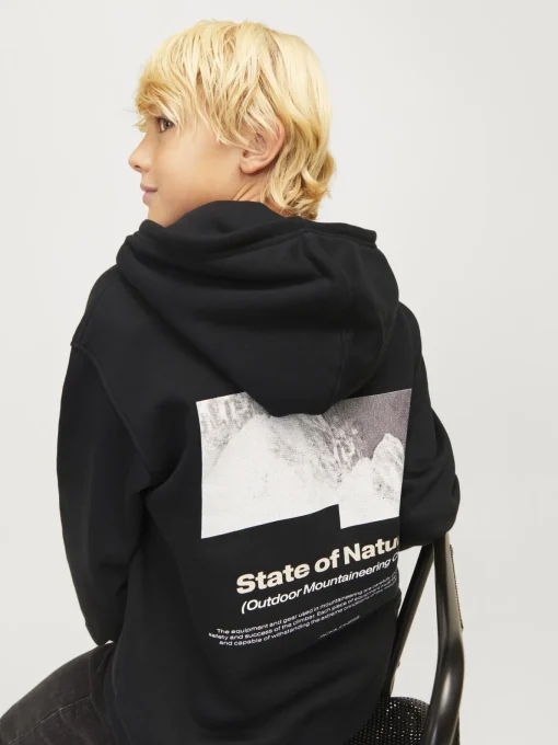 Kinder Jack&Jones Hoodie JCOALPHA MOUNTAIN PRINT