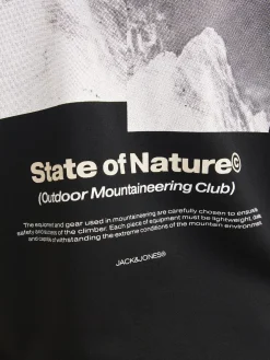 Kinder Jack&Jones Hoodie JCOALPHA MOUNTAIN PRINT