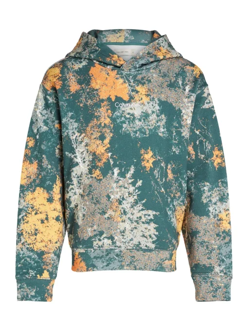 Kinder Calvin Klein Hoodie mit Allover Print