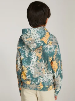 Kinder Calvin Klein Hoodie mit Allover Print