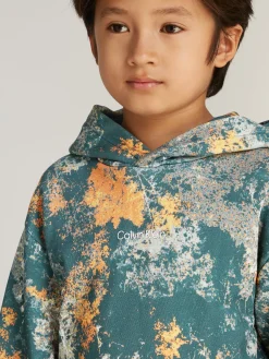 Kinder Calvin Klein Hoodie mit Allover Print