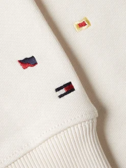 Herren Tommy Hilfiger Hoodie mit Flag Allover Print