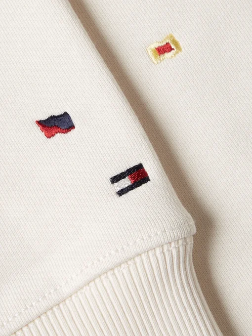 Herren Tommy Hilfiger Hoodie mit Flag Allover Print