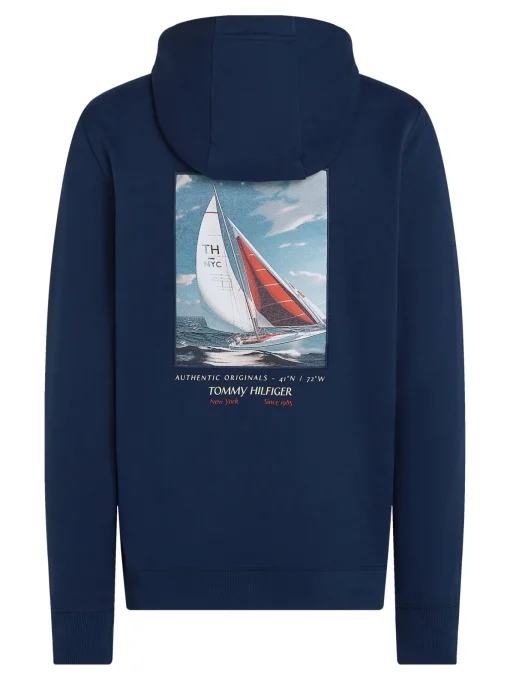 Herren Tommy Hilfiger Hoodie mit Rückenprint