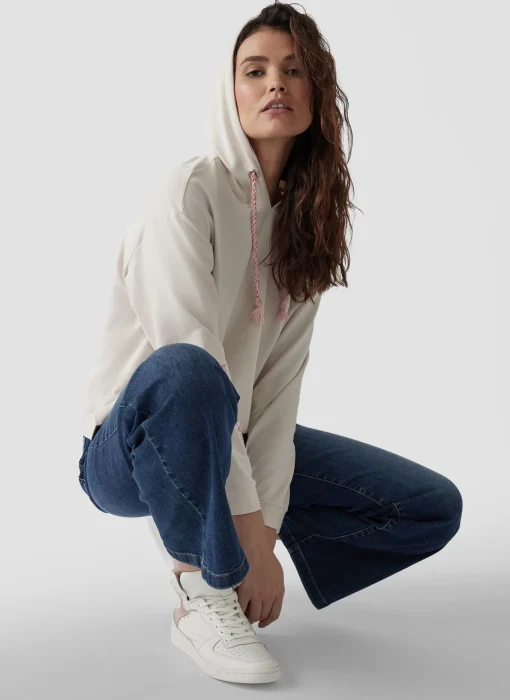 Damen Lecomte Hoodie mit stylischem Schriftzug und gemütlicher Kapuze
