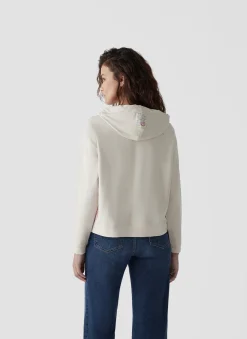 Damen Lecomte Hoodie mit stylischem Schriftzug und gemütlicher Kapuze