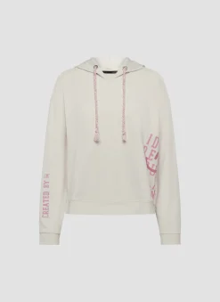 Damen Lecomte Hoodie mit stylischem Schriftzug und gemütlicher Kapuze
