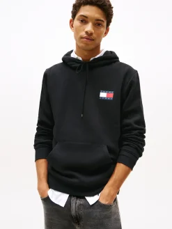 Herren Tommy Jeans Hoodie mit Tunnelzug und Logo