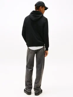 Herren Tommy Jeans Hoodie mit Tunnelzug und Logo