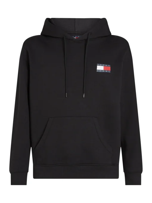 Herren Tommy Jeans Hoodie mit Tunnelzug und Logo