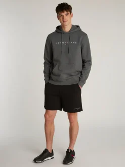 Herren Tommy Jeans Hoodie mit Tunnelzug und Logo
