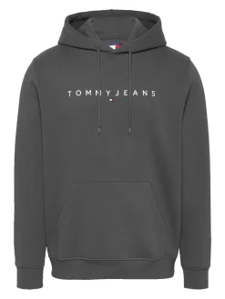 Herren Tommy Jeans Hoodie mit Tunnelzug und Logo