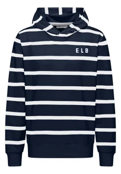 Herren Elbsand Hoodie Streifen Marvo