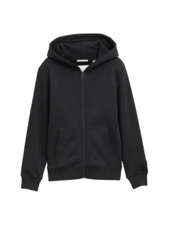 Kinder Tom Tailor Denim Hoodie Sweatjacke aus Bio-Baumwolle