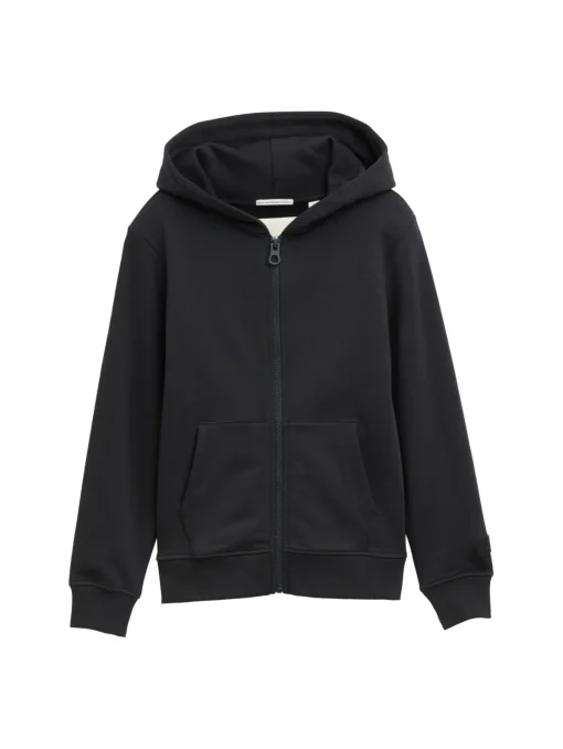 Kinder Tom Tailor Denim Hoodie Sweatjacke aus Bio-Baumwolle