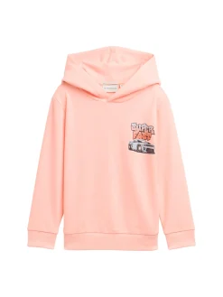 Kinder Tom Tailor Denim Hoodie Sweatshirt mit Print