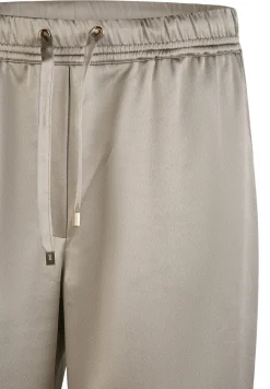 Damen Lecomte Hose in Glanzoptik