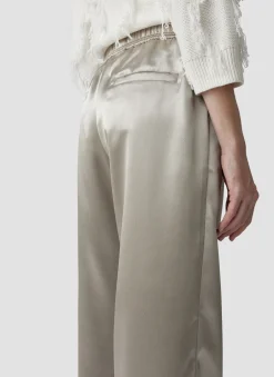 Damen Lecomte Hose in Glanzoptik