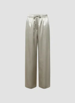 Damen Lecomte Hose in Glanzoptik