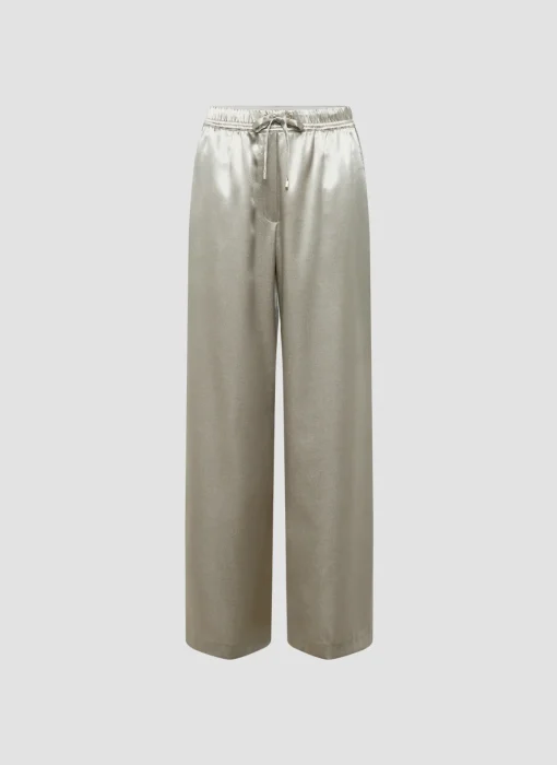 Damen Lecomte Hose in Glanzoptik