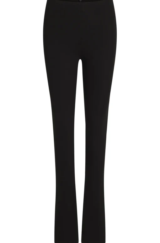 Damen Hugo Blue Hose mit ausgestelltem Bein aus Stretch-Baumwolle